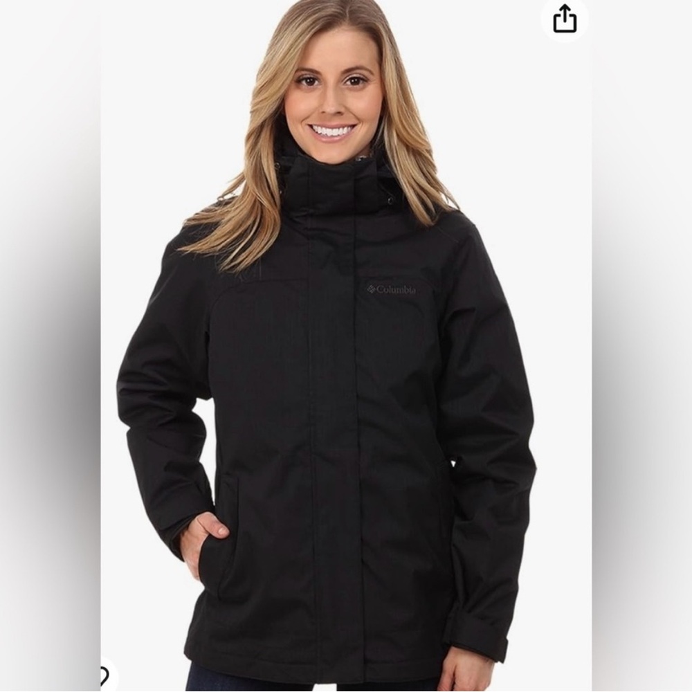 Columbia‎ Women's Sleet To Street Interchange Jacket in Black.